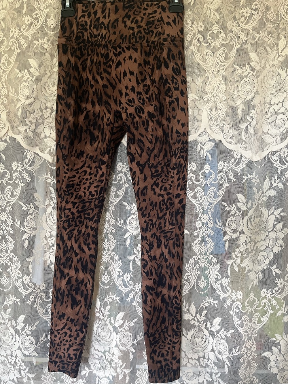 Calia High-Rise Leopard Print Leggings - Brown